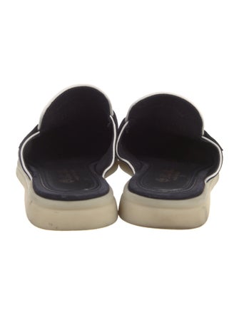 Loro Piana Suede Leather Trim Embellishment Mules