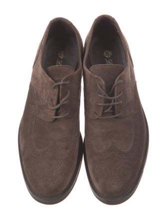 Loro Piana Suede Oxfords
