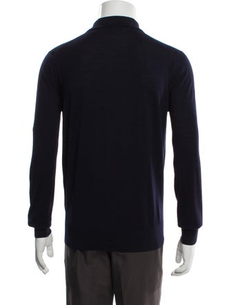 Loro Piana Virgin Wool Collar Polo Shirt