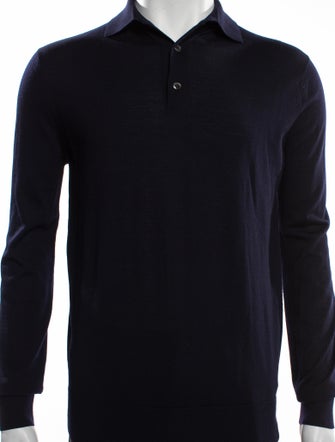 Loro Piana Virgin Wool Collar Polo Shirt
