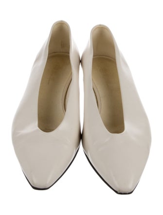Loro Piana Rebecca Leather Ballet Flats