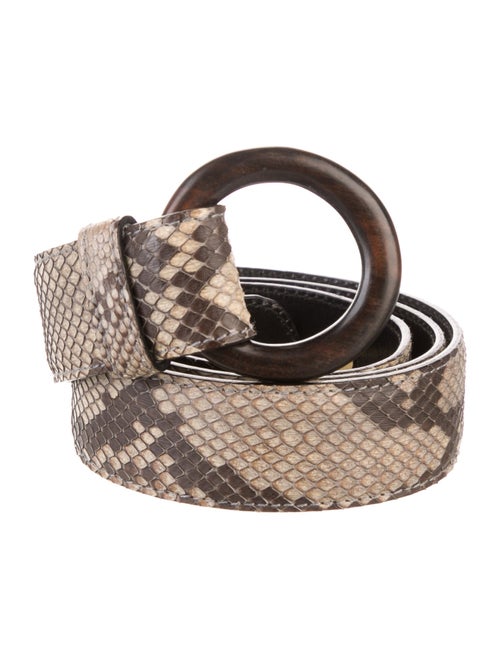 Loro Piana Snakeskin Belt