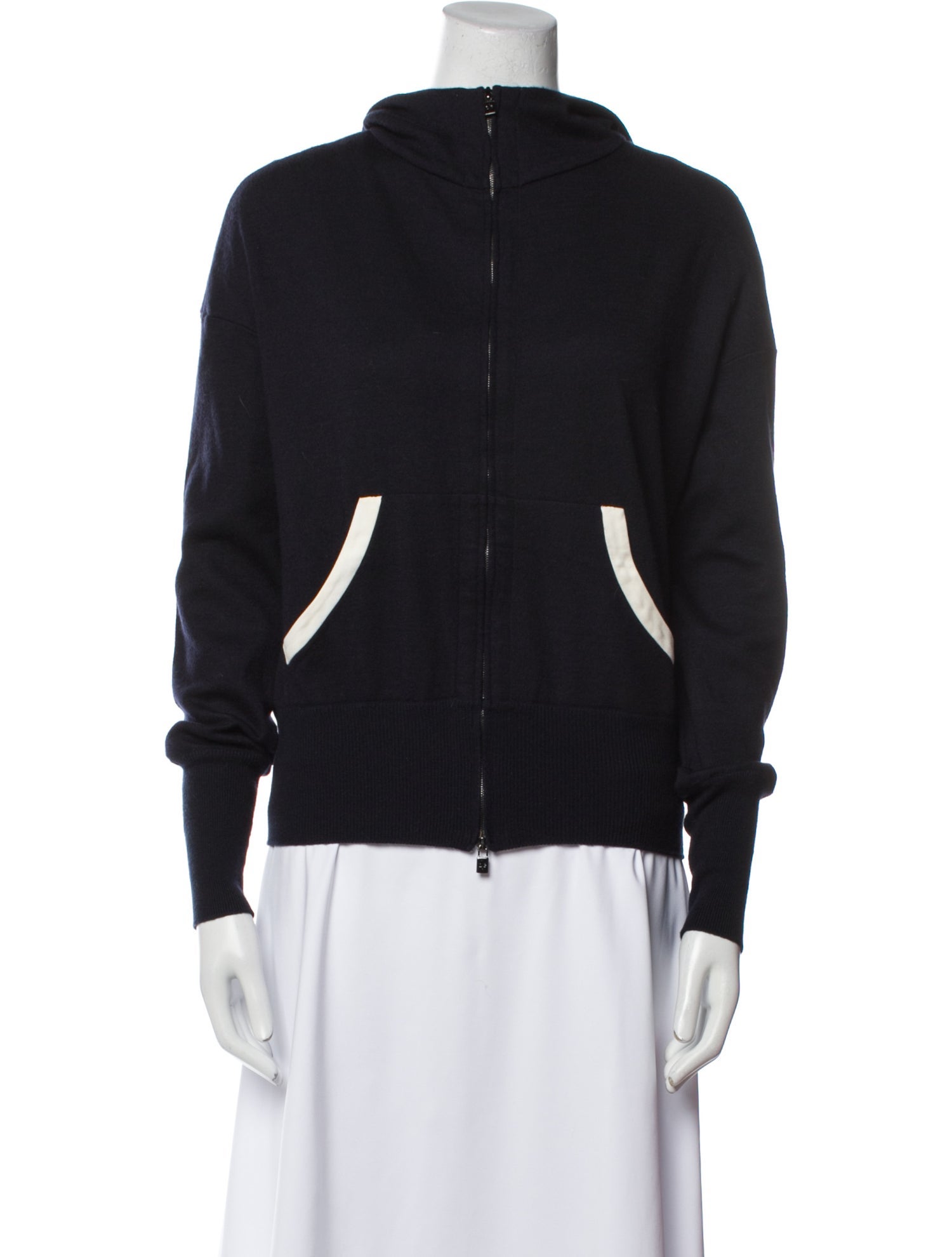 Loro Piana Mock Neck Long Sleeve Sweatshirt