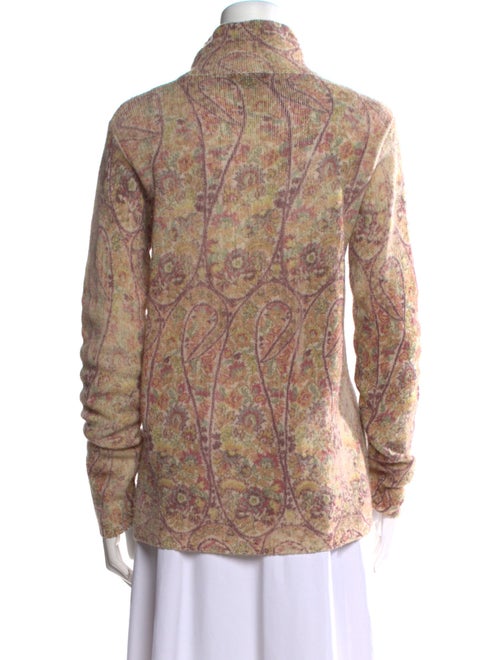 Loro Piana Cashmere Floral Print Sweater