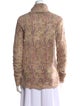 Loro Piana Cashmere Floral Print Sweater
