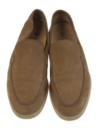 Loro Piana Summer Walk Suede Loafers