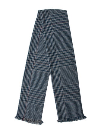 Loro Piana Baby Cashmere Houndstooth Print Scarf