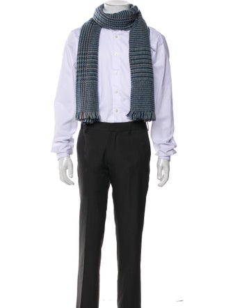 Loro Piana Baby Cashmere Houndstooth Print Scarf