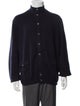 Loro Piana Cashmere Mock Neck Cardigan