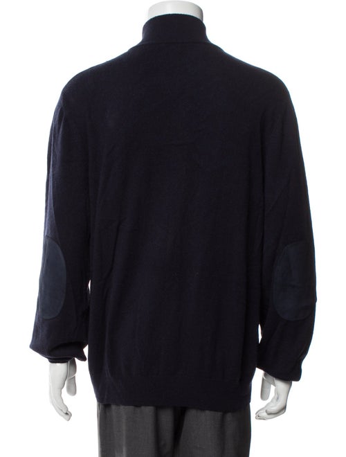 Loro Piana Cashmere Mock Neck Cardigan