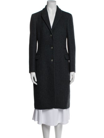 Loro Piana Cashmere Tweed Pattern Coat