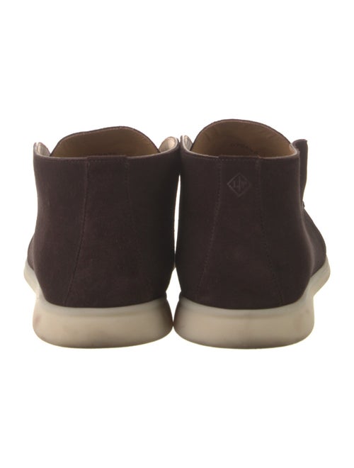 Loro Piana Open Walk Suede Slippers