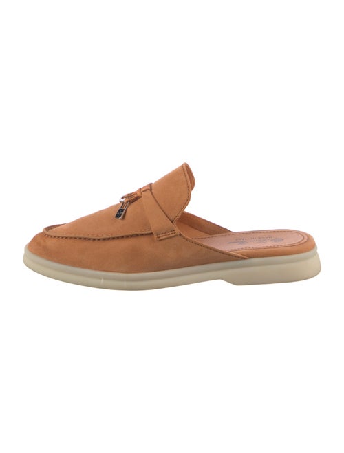 Loro Piana Babouche Charms Walk Suede Mules