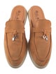 Loro Piana Babouche Charms Walk Suede Mules