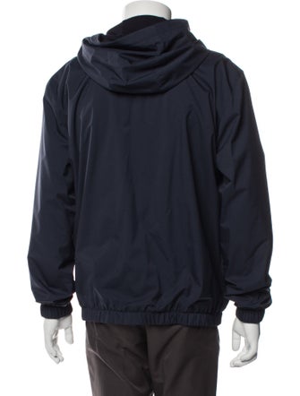 Loro Piana Green Storm System Reversible Windbreaker