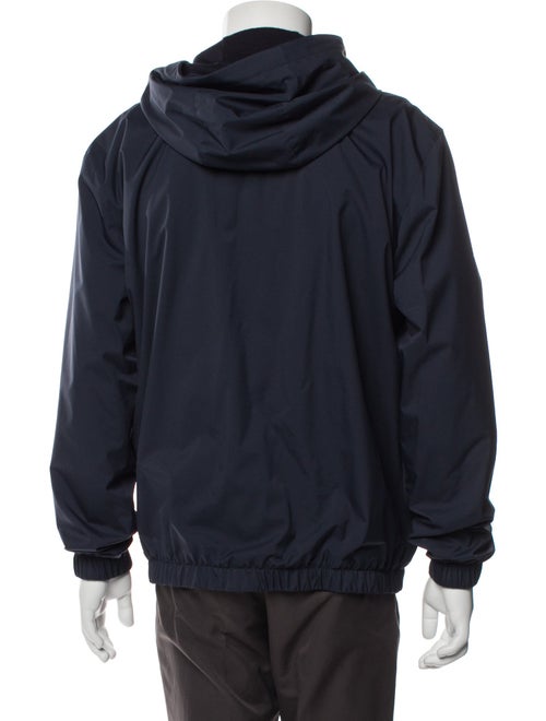 Loro Piana Green Storm System Reversible Windbreaker