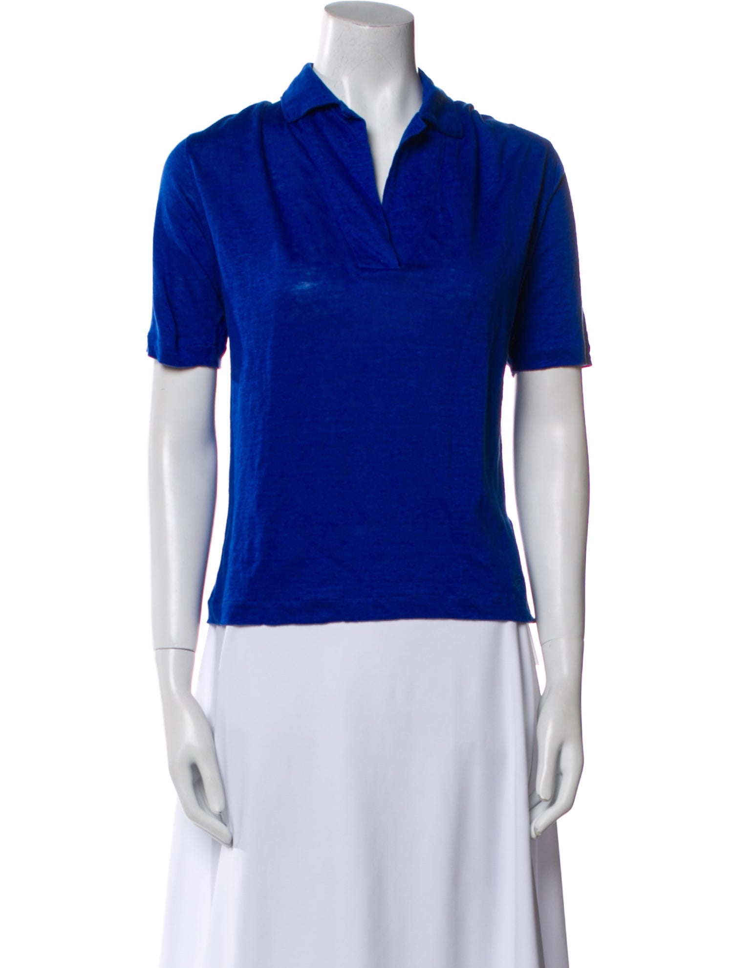 Loro Piana Linen V-Neck Polo