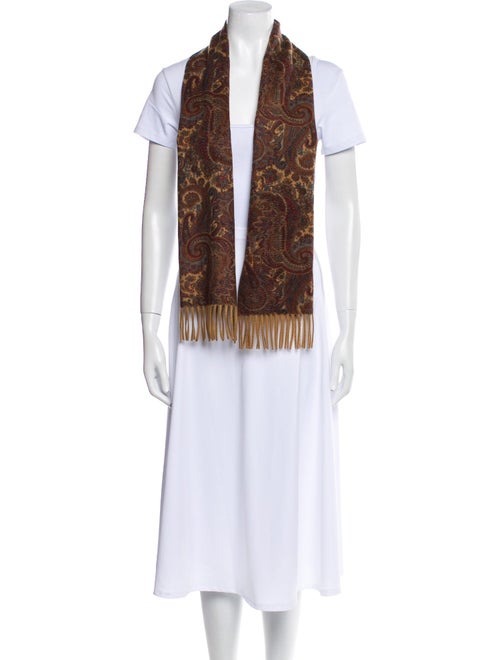 Loro Piana Cashmere Floral Print Scarf