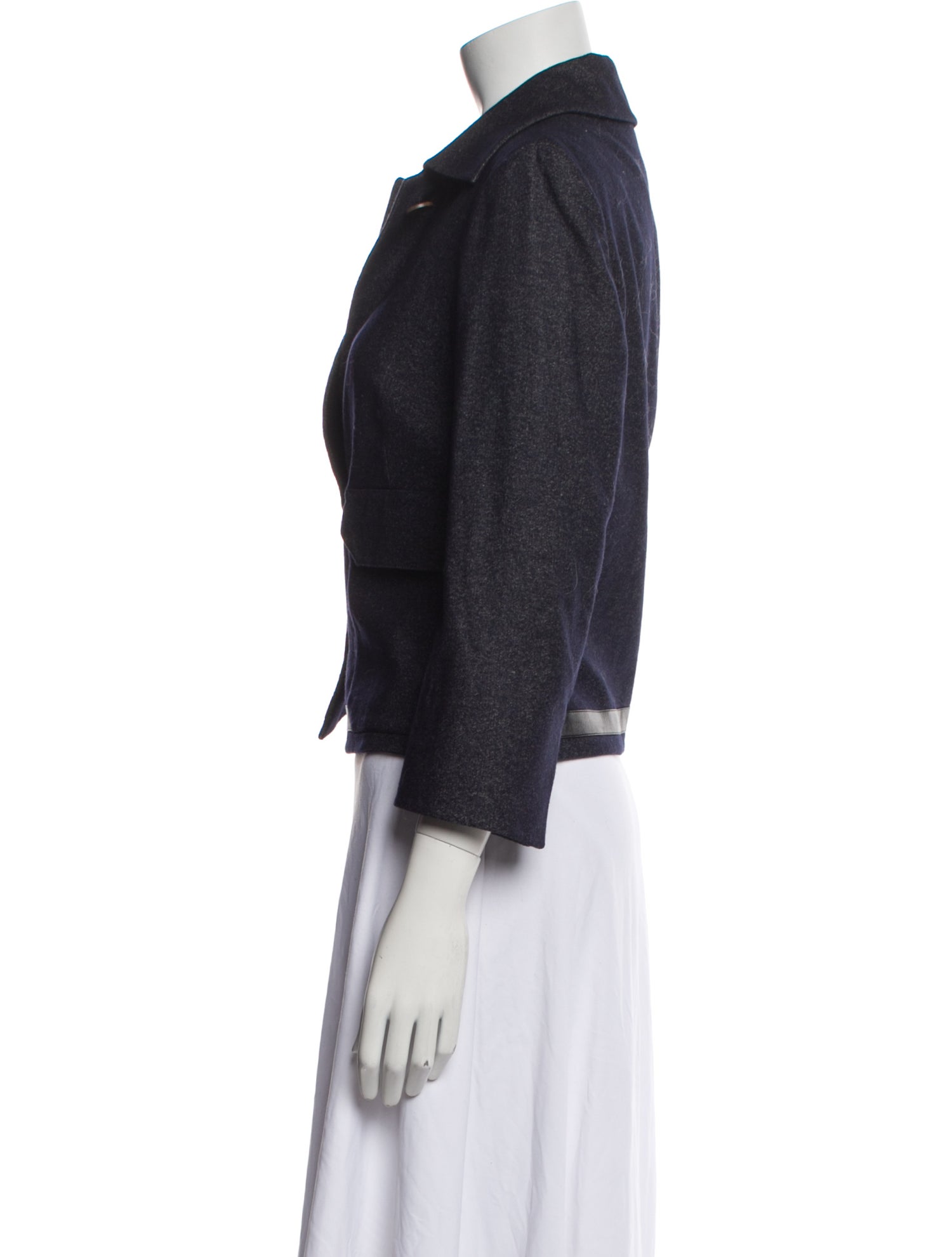 Loro Piana Virgin Wool Tweed Pattern Blazer