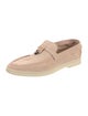 Loro Piana Summer Charms Walk Suede Loafers