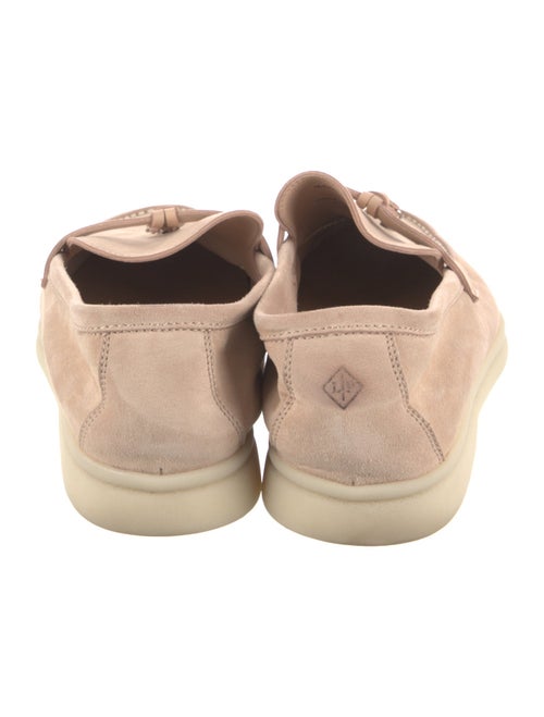 Loro Piana Summer Charms Walk Suede Loafers