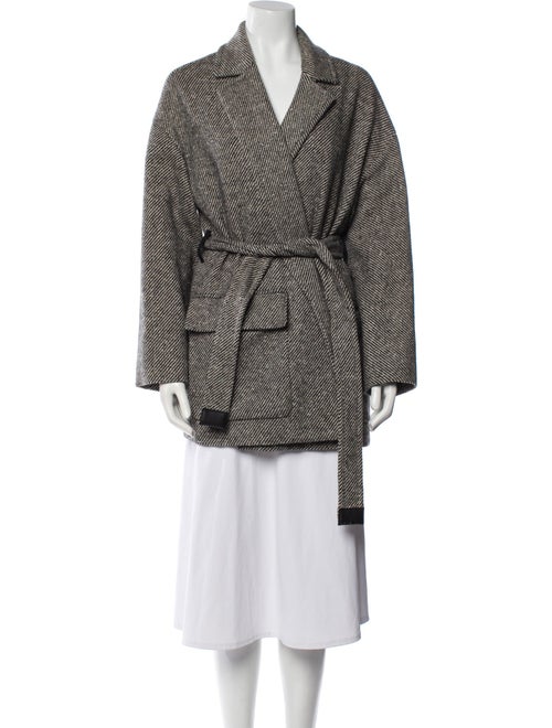 Loro Piana Cashmere Plaid Print Blazer