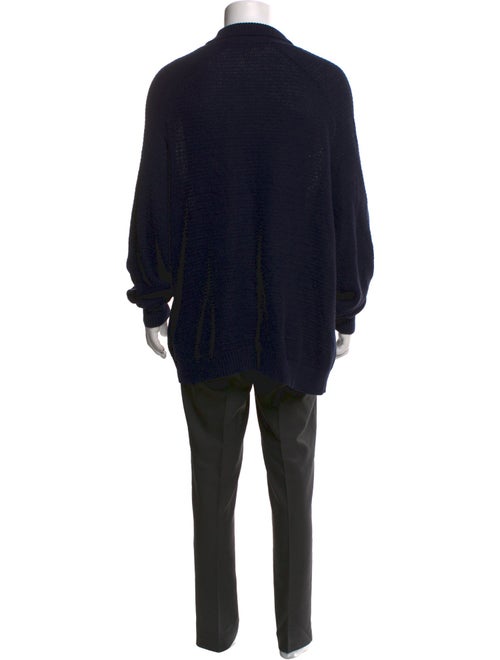 Loro Piana Silk V-Neck Polo Sweater