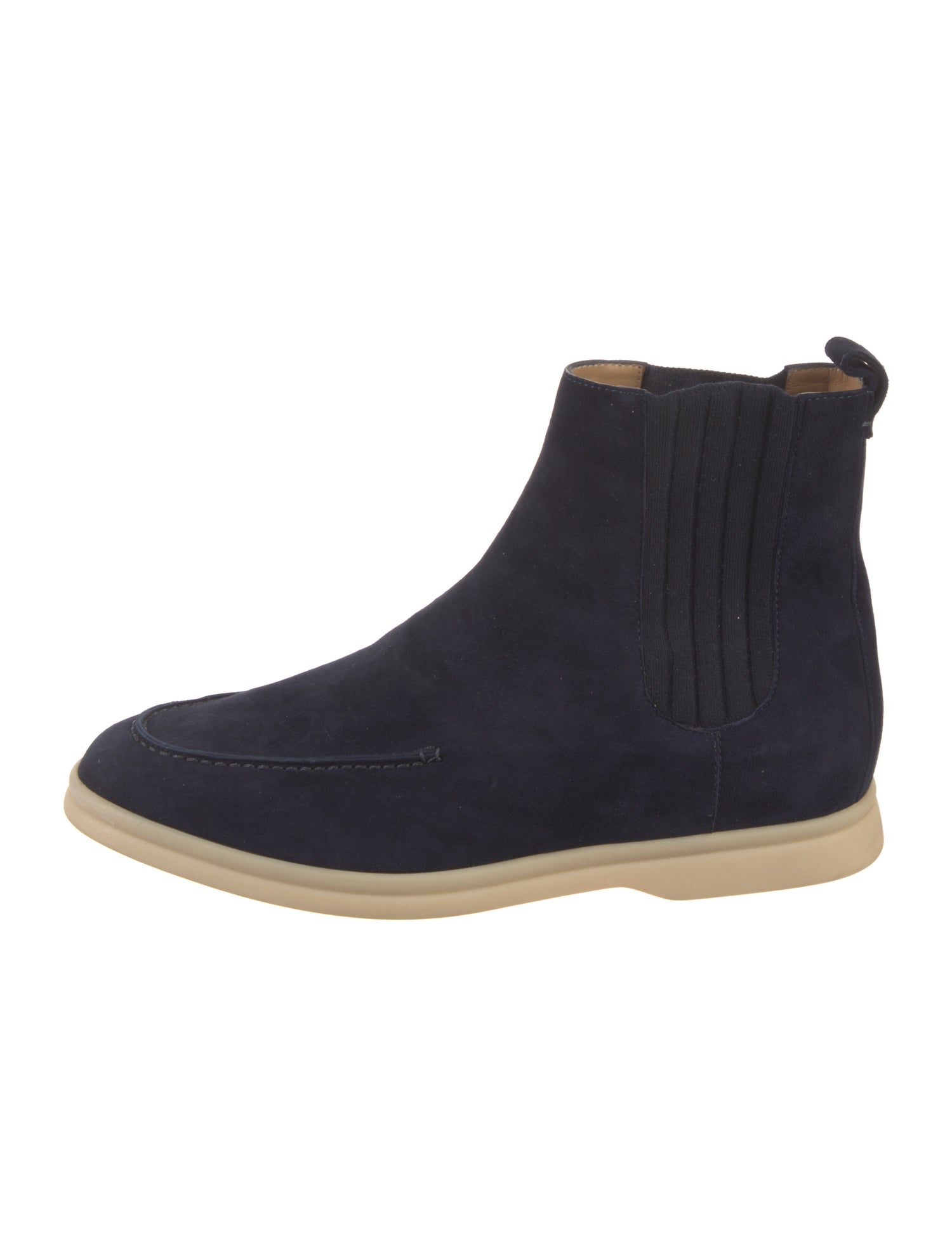 Loro Piana Abbey Walk Suede Chelsea Boots