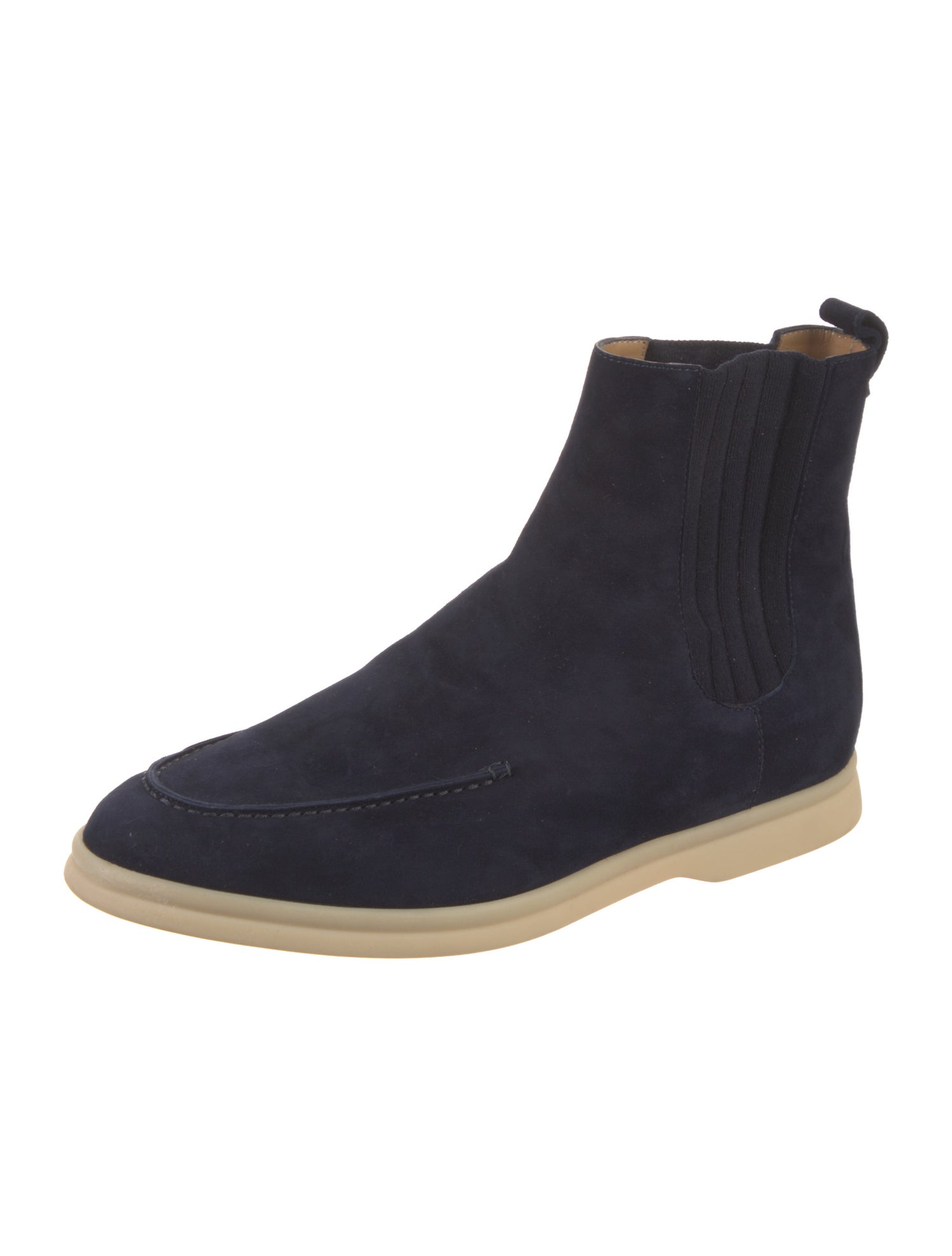 Loro Piana Abbey Walk Suede Chelsea Boots