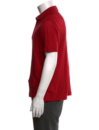 Loro Piana Linen Collar Polo Shirt