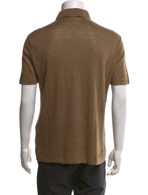 Loro Piana Linen Collar Polo Shirt