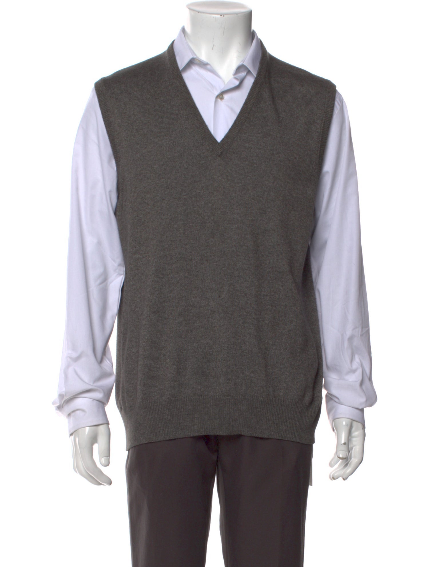 Loro Piana Silk V-Neck Sweater Vest