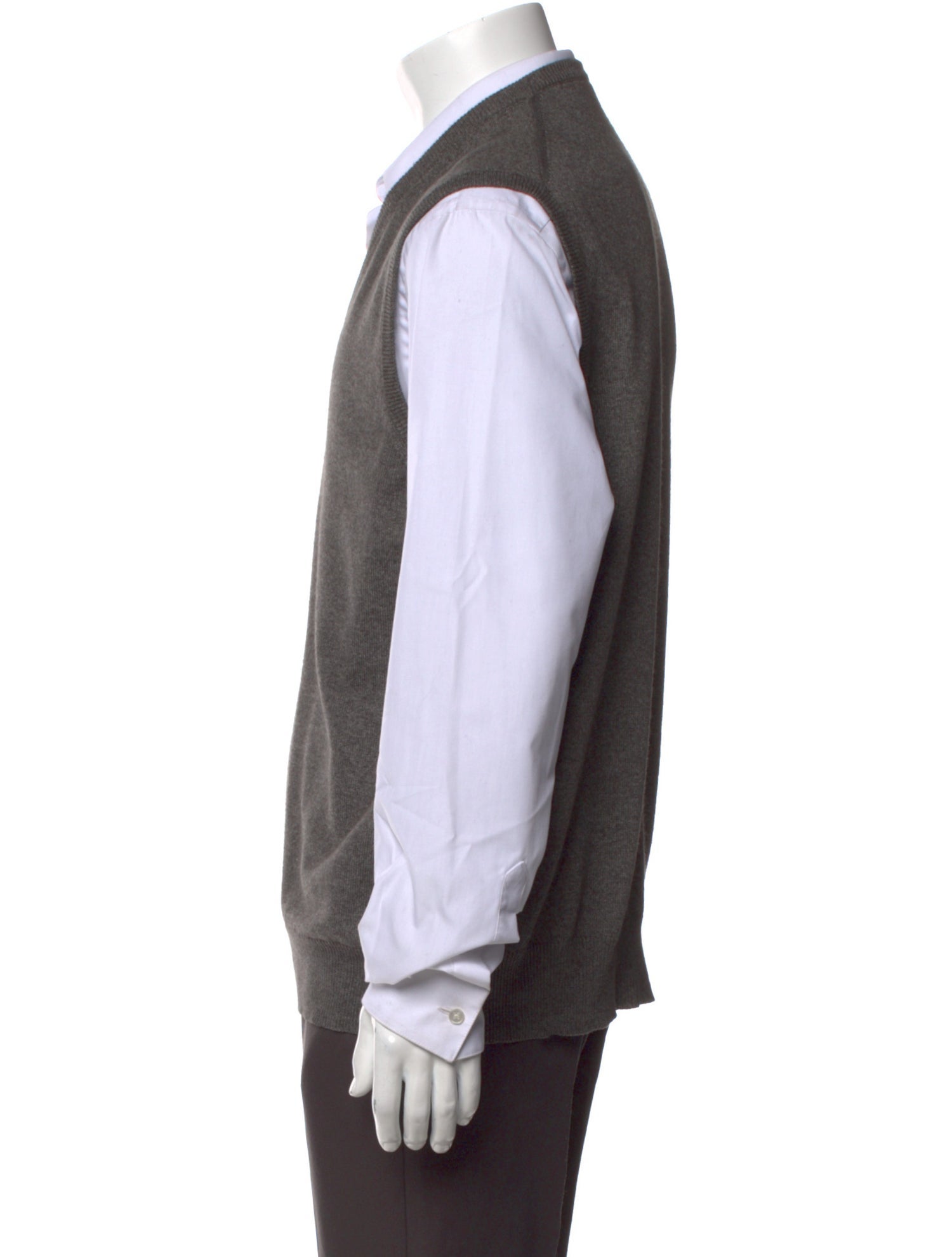 Loro Piana Silk V-Neck Sweater Vest