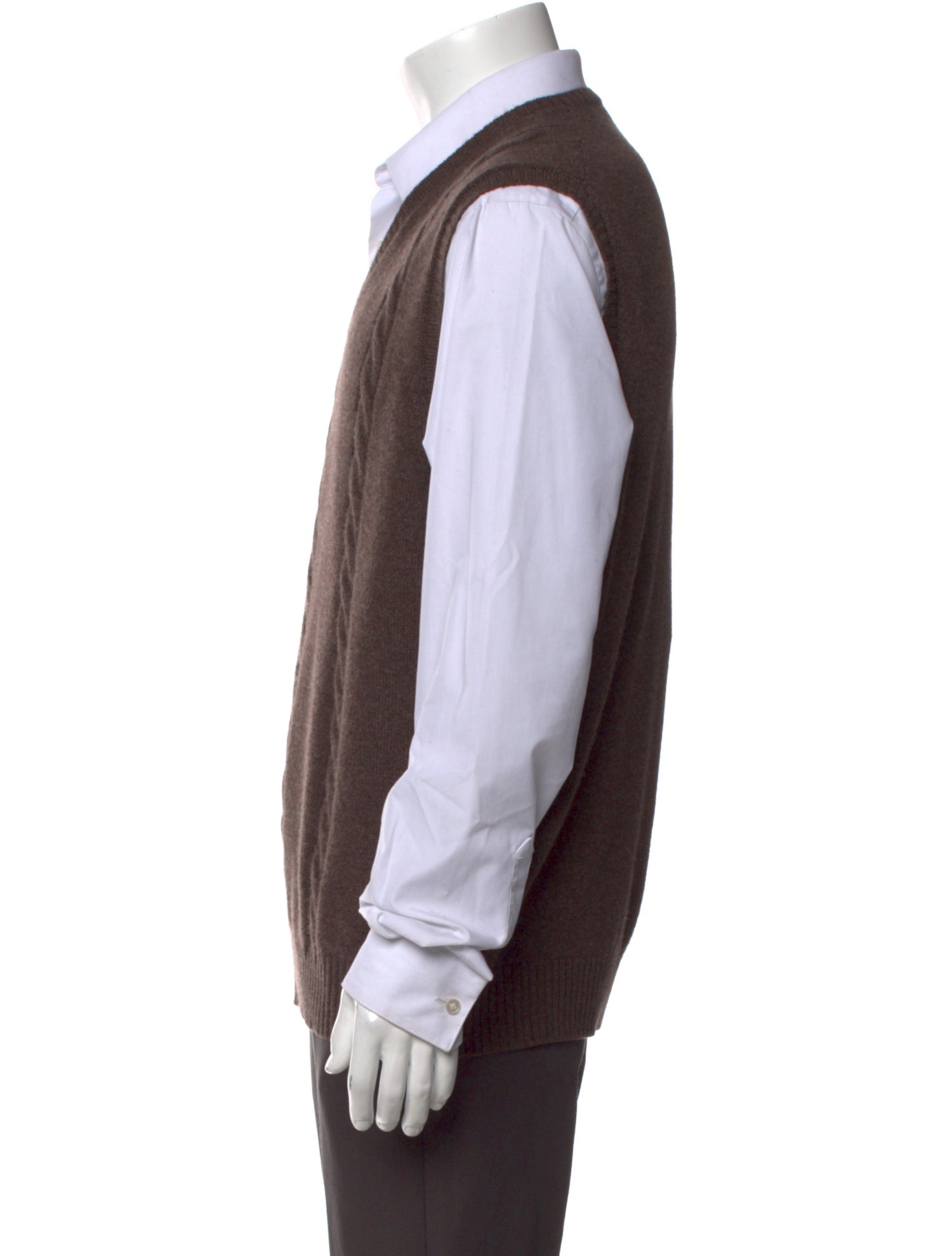 Loro Piana Baby Cashmere V-Neck Sweater Vest