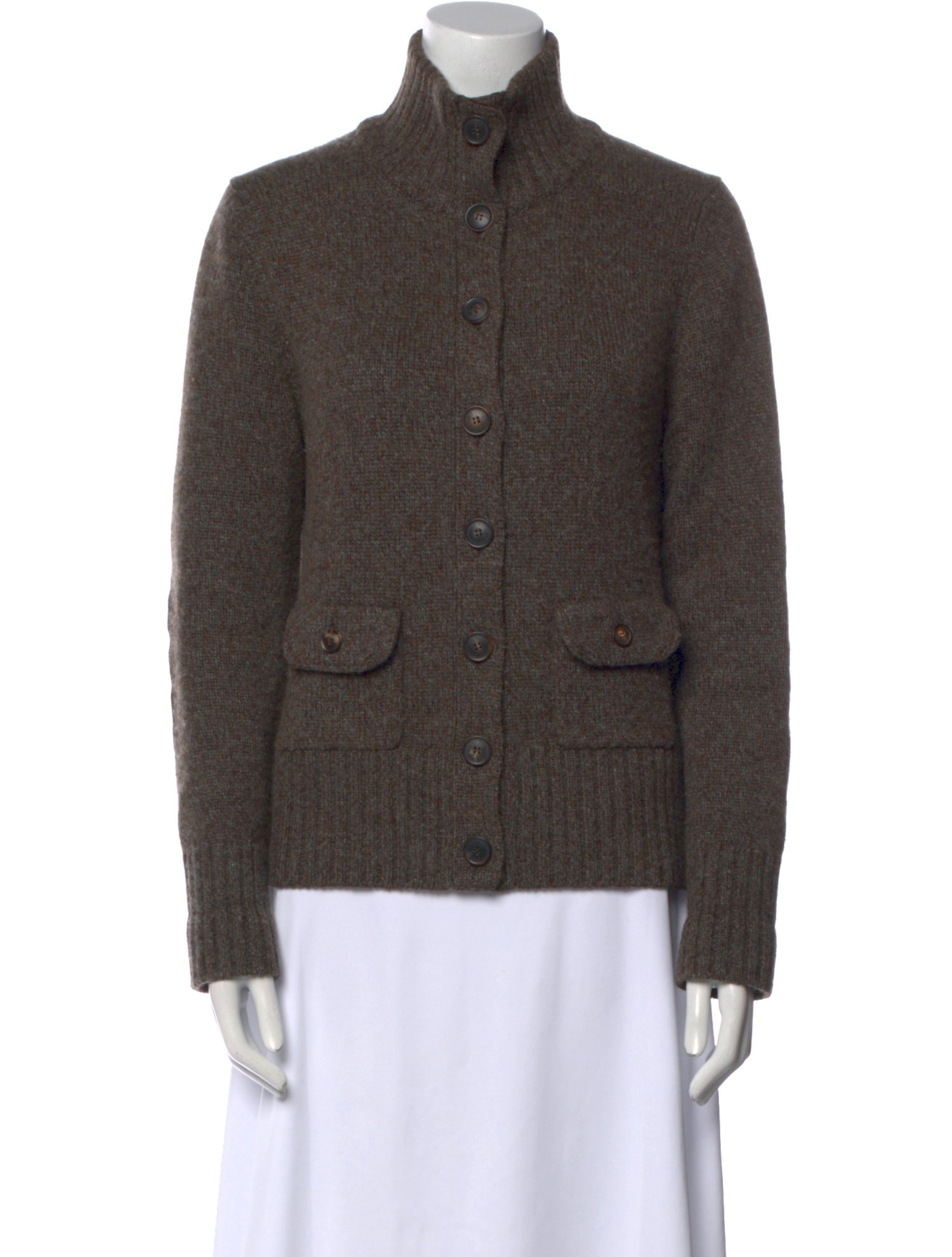 Loro Piana Cashmere Mock Neck Sweater