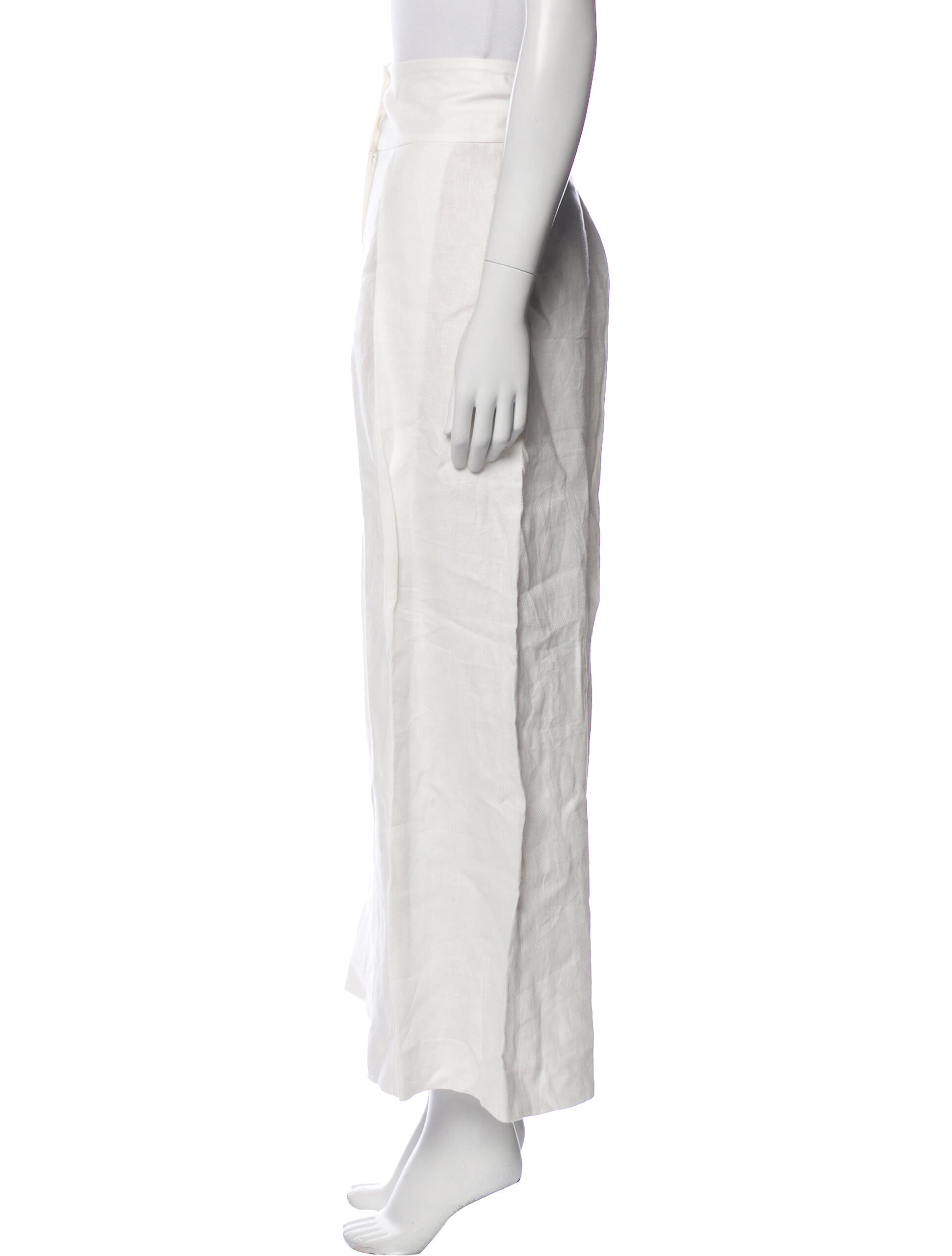 Loro Piana Linen Wide Leg Pants w/ Tags
