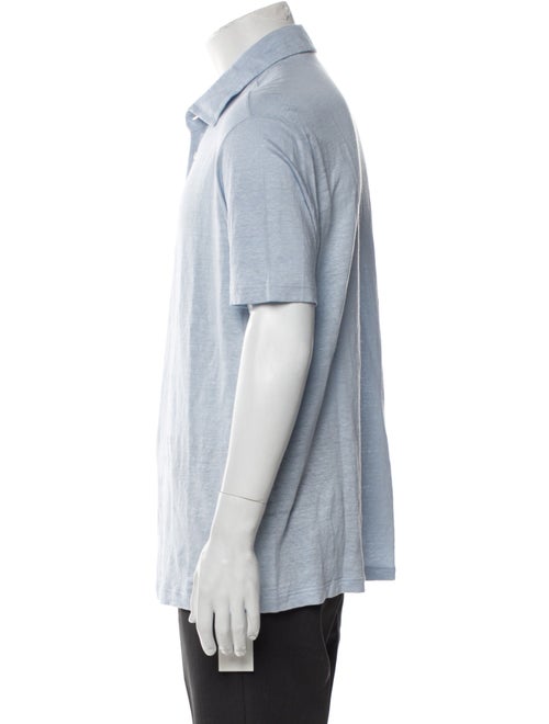 Loro Piana Linen Crew Neck Polo Shirt