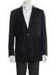 Loro Piana Cashmere Leather Trim Embellishment Blazer