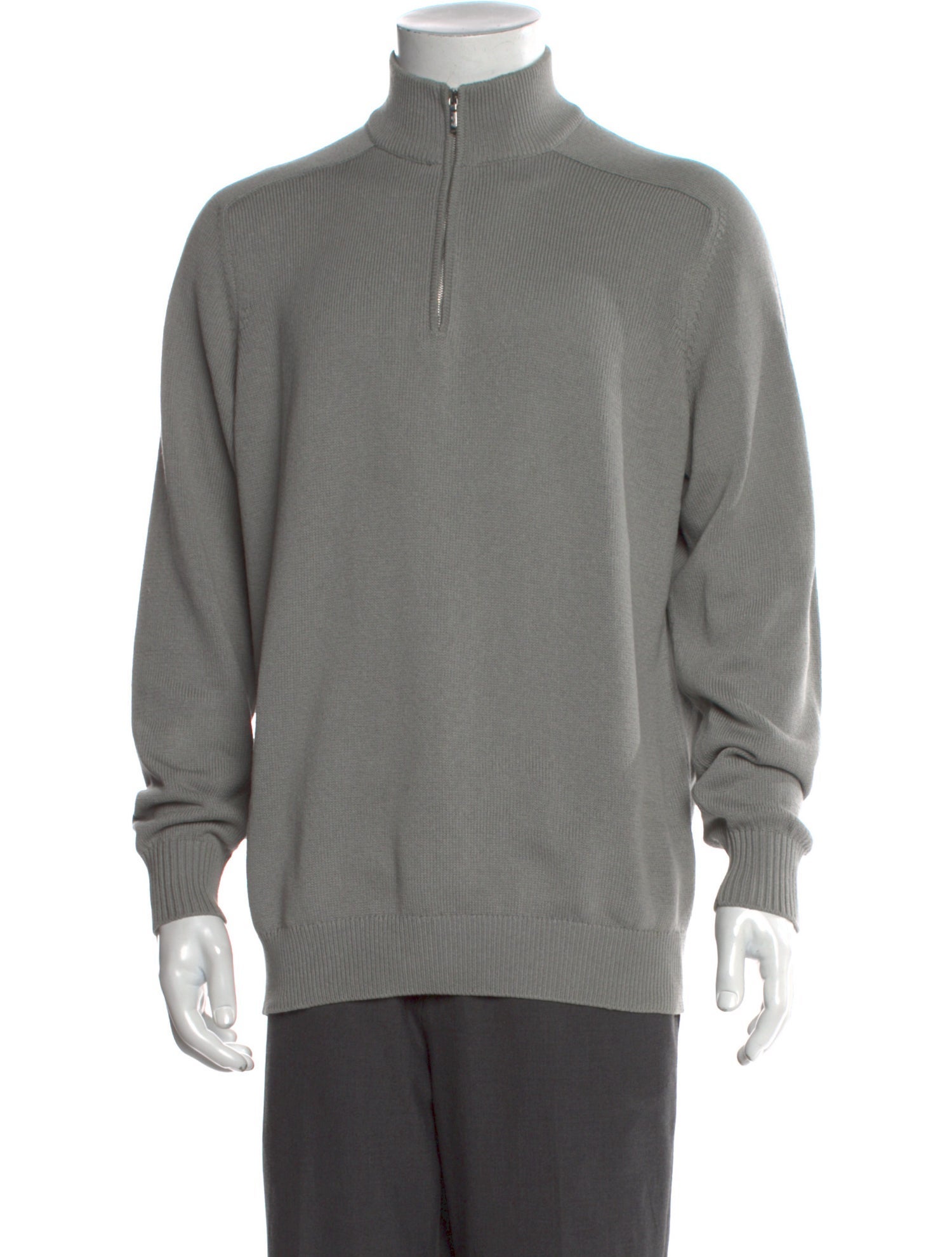 Loro Piana Mock Neck Long Sleeve Pullover