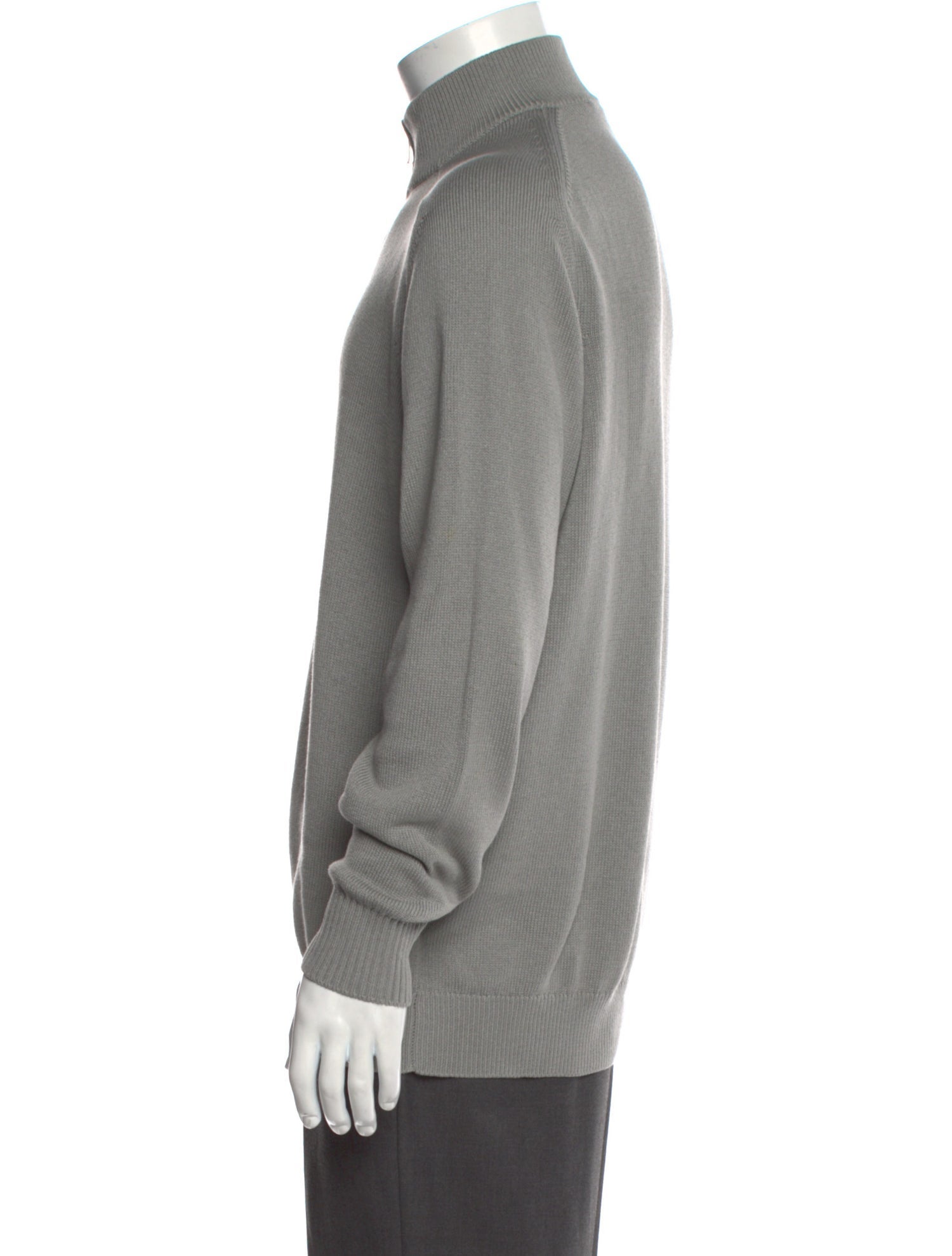 Loro Piana Mock Neck Long Sleeve Pullover