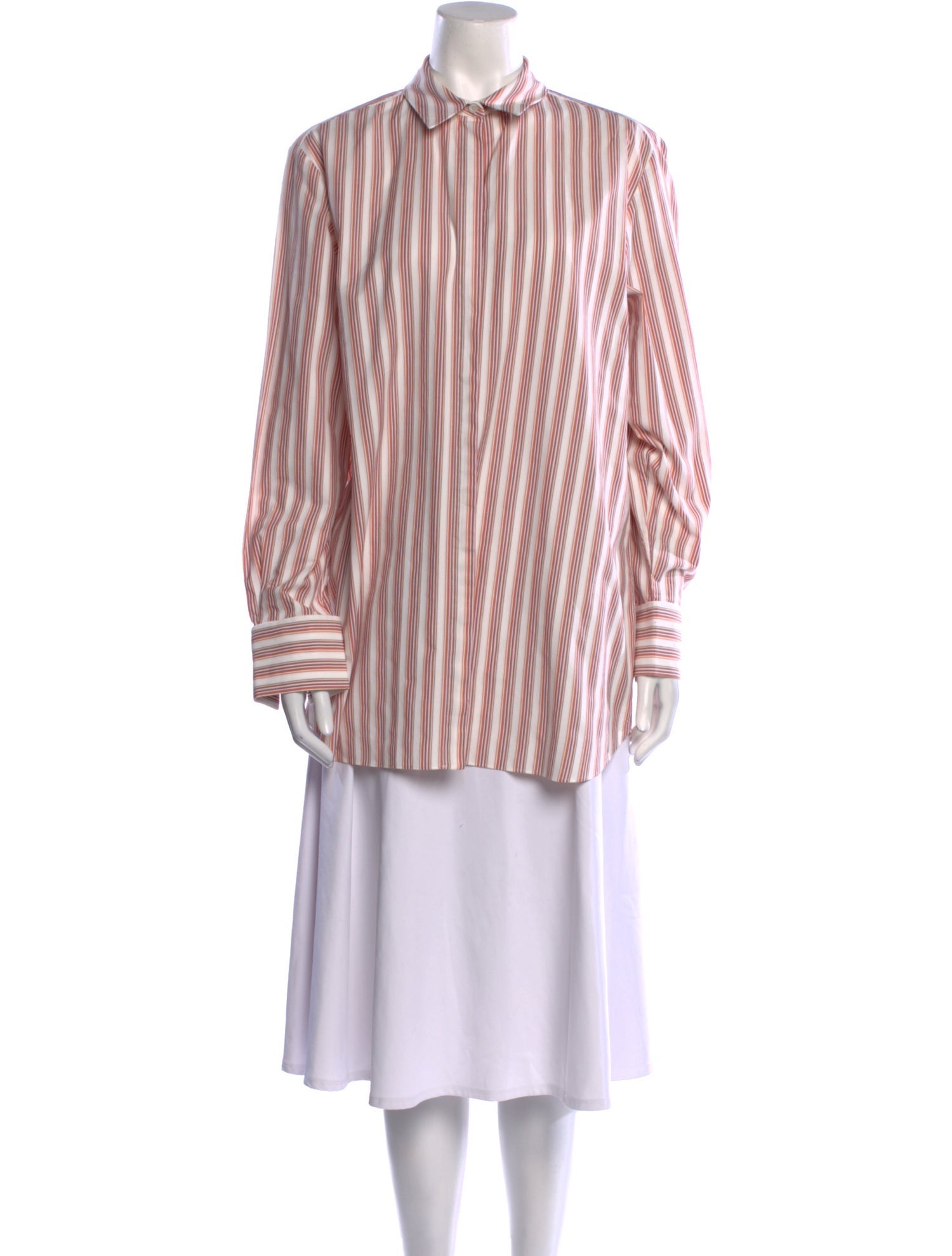 Loro Piana Striped Mock Neck Tunic