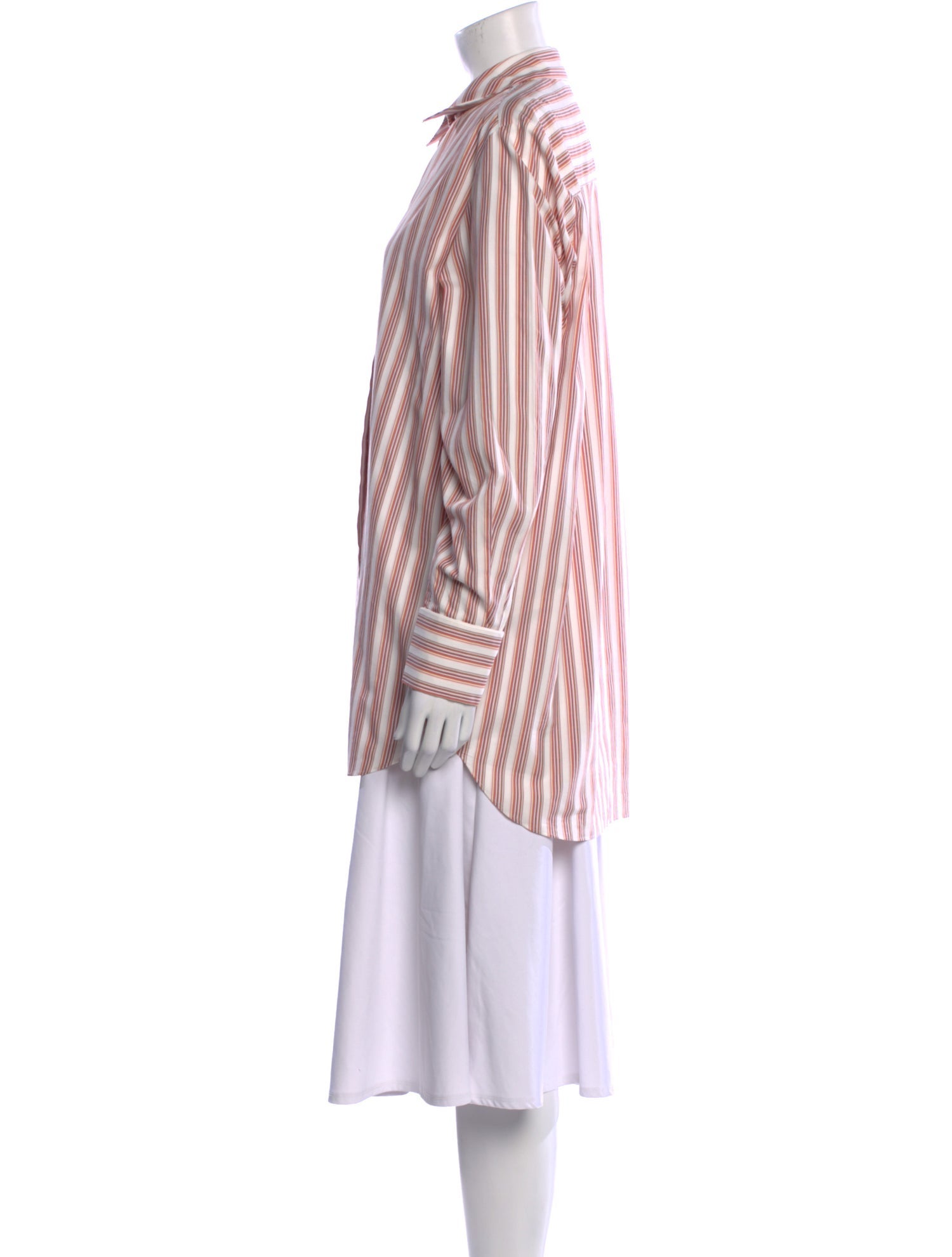 Loro Piana Striped Mock Neck Tunic
