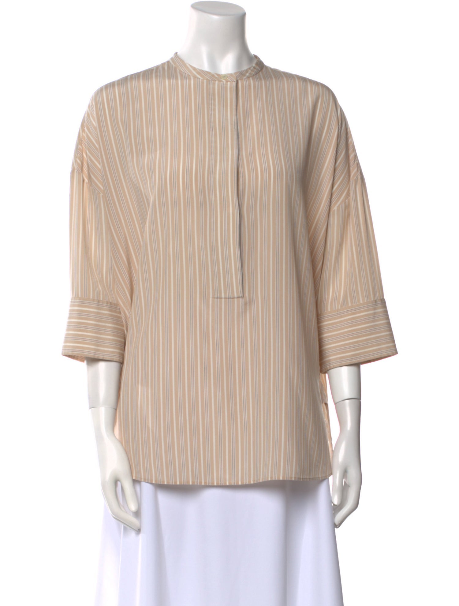 Loro Piana Silk Striped Blouse