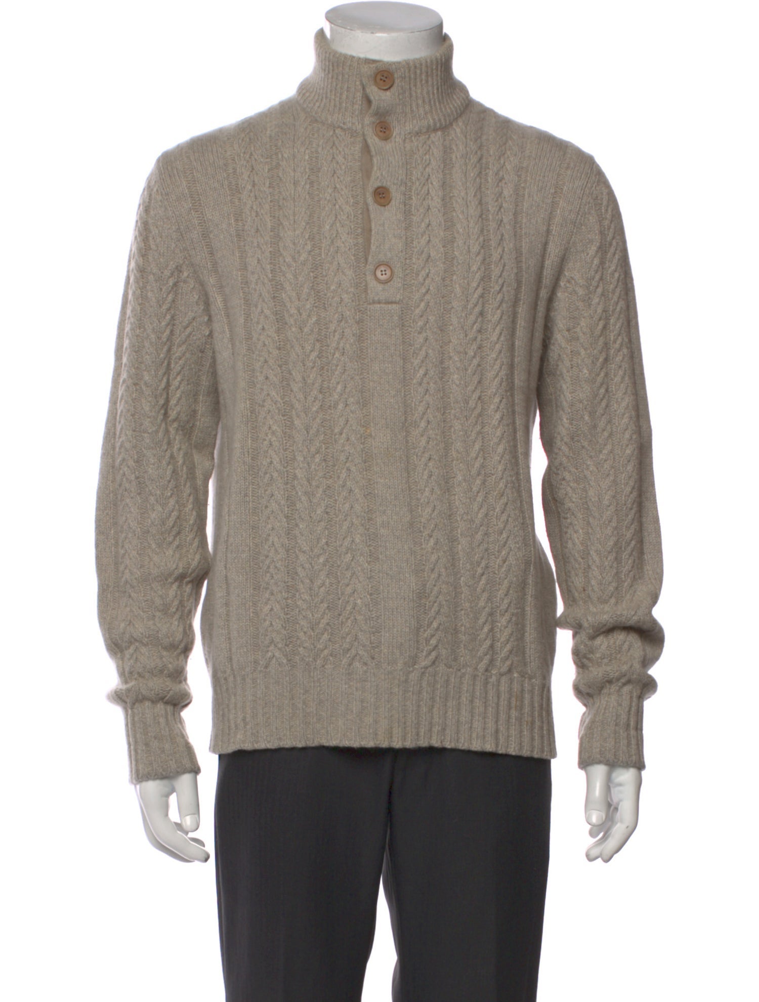 Loro Piana Baby Cashmere Turtleneck Pullover