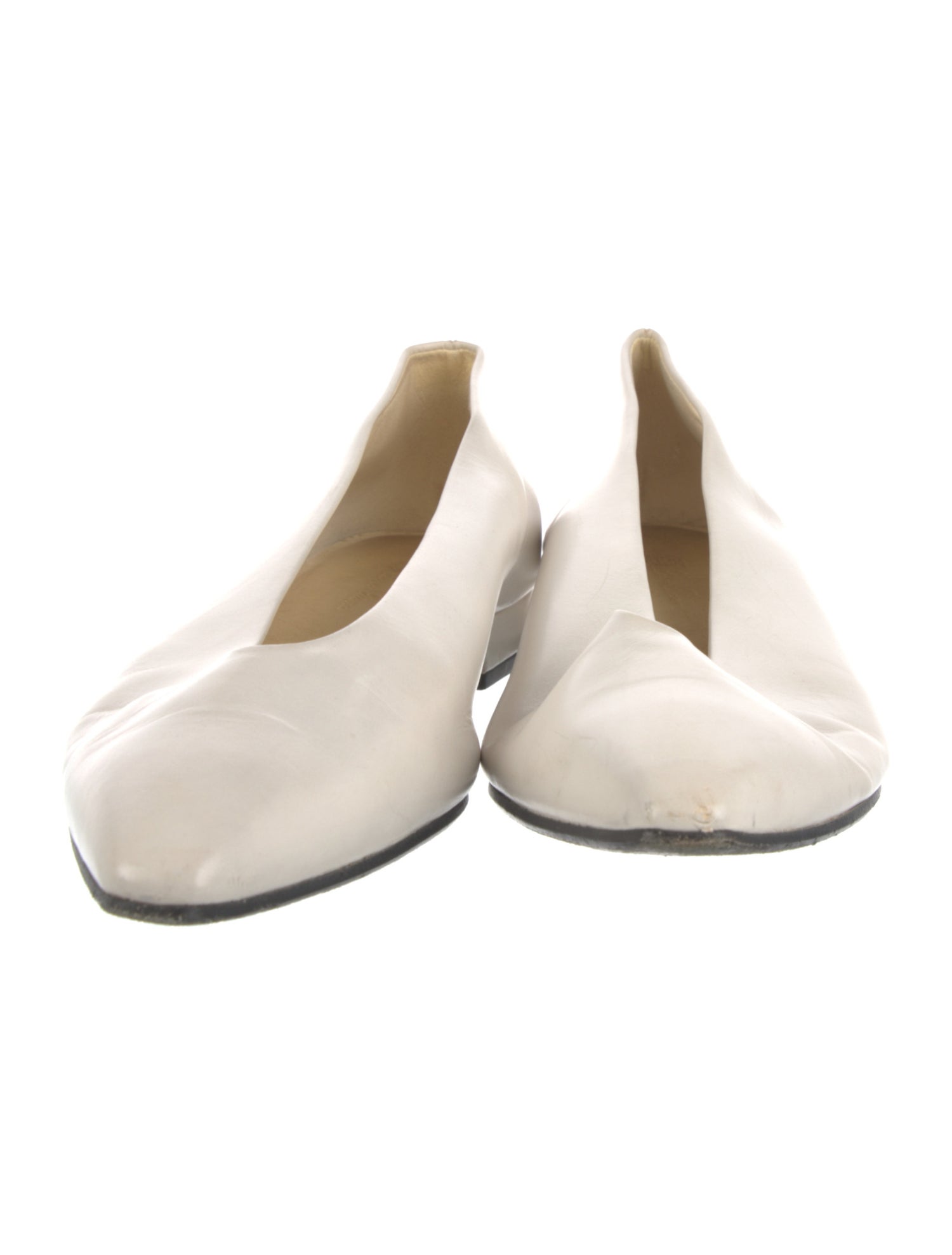 Loro Piana Rebecca Leather Ballet Flats