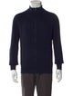 Loro Piana Baby Cashmere Mock Neck Cardigan