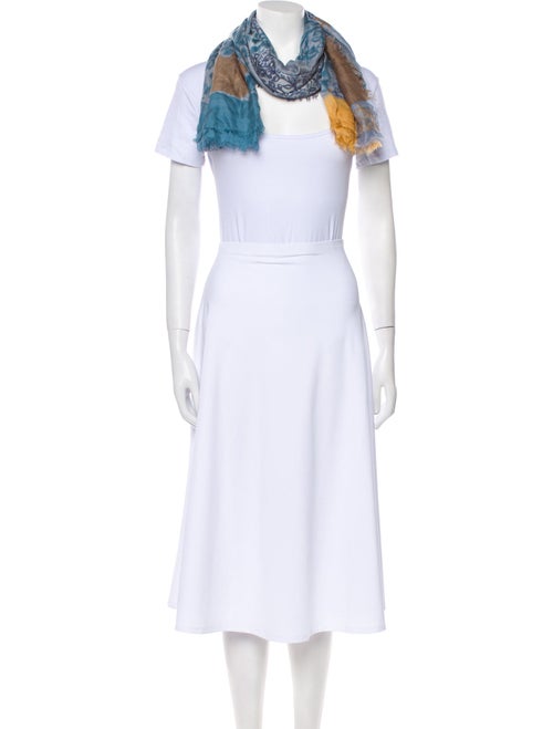 Loro Piana Cashmere Floral Print Scarf