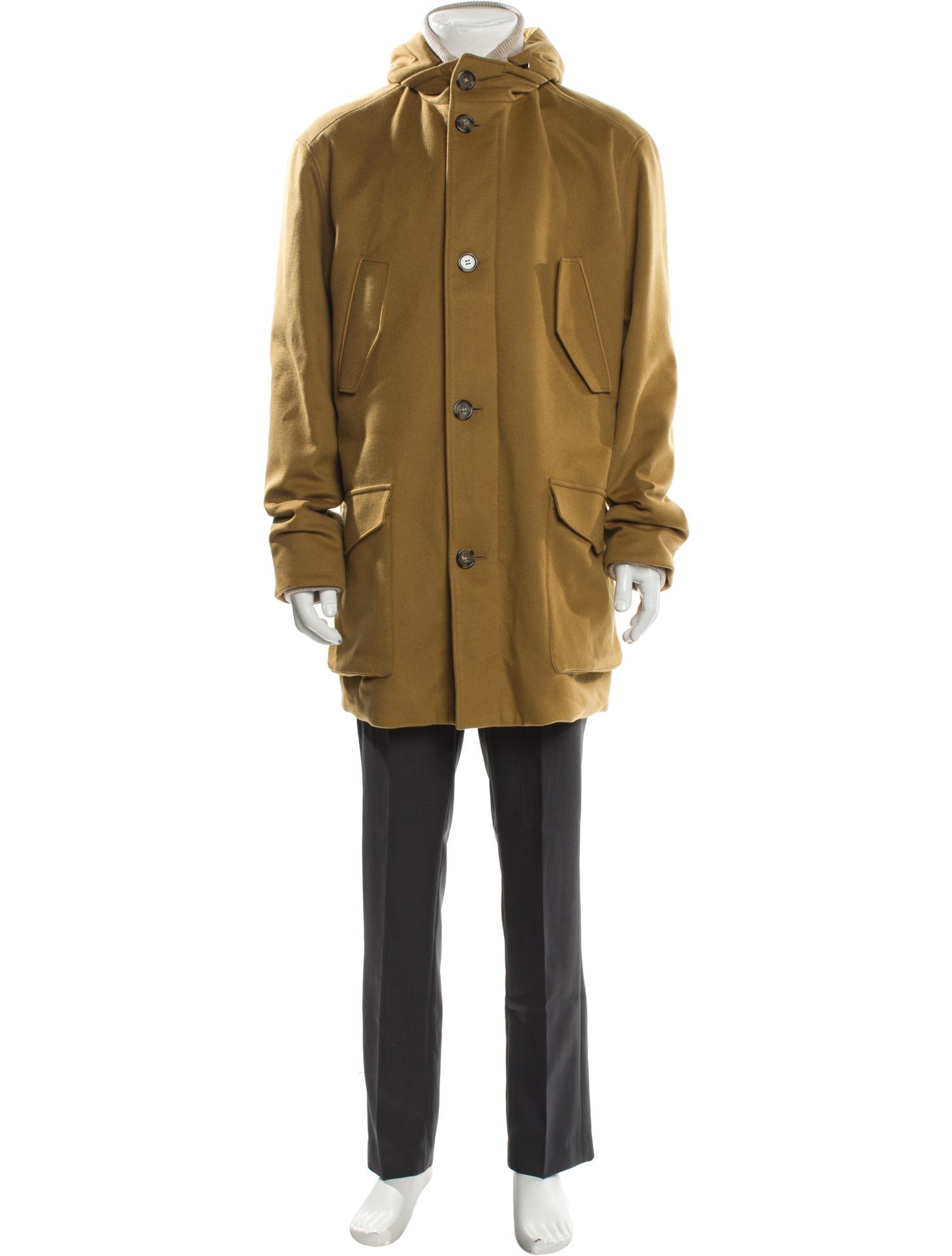 Loro Piana Green Storm Cashmere Parka