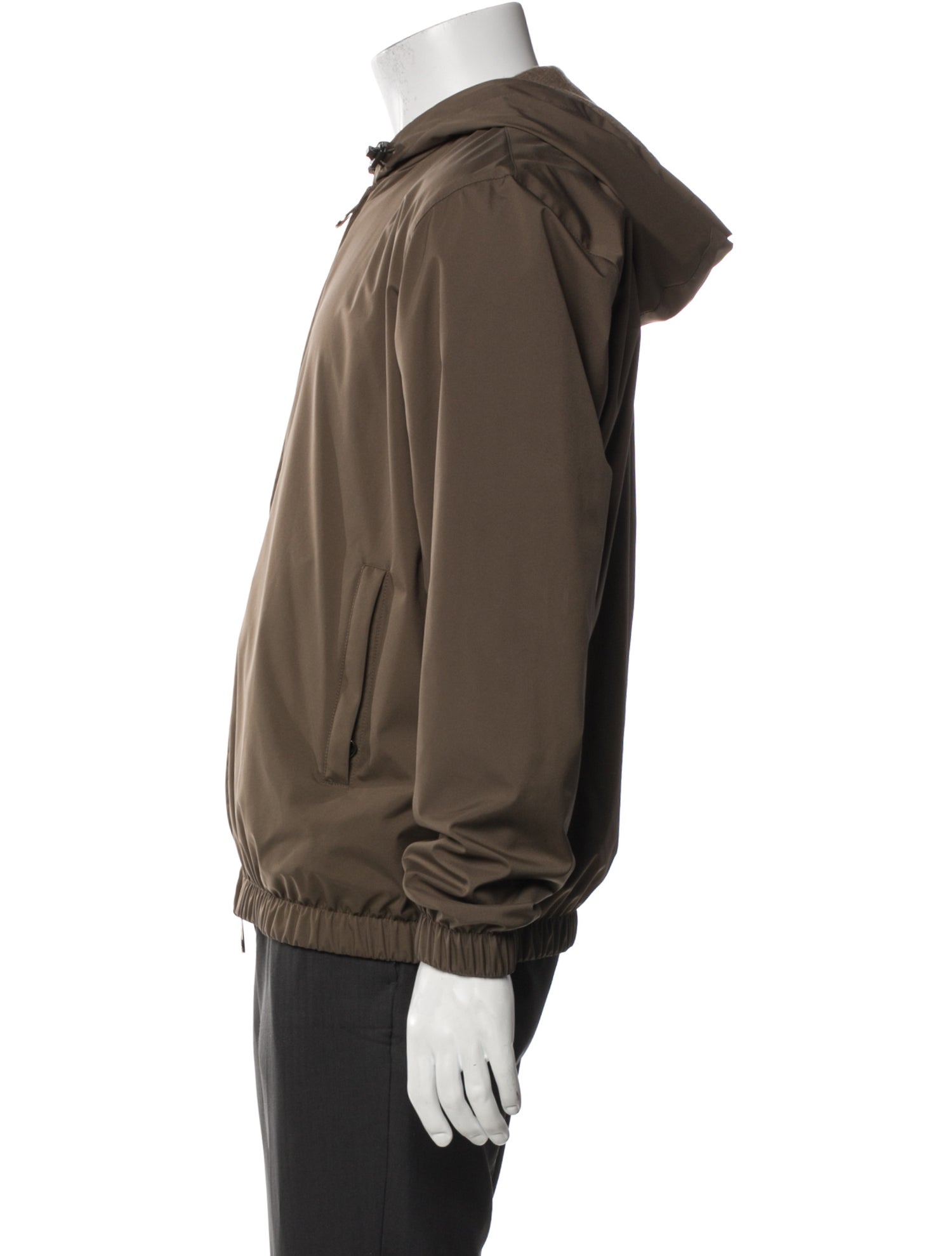 Loro Piana Windmate Green Storm System Bomber Jacket