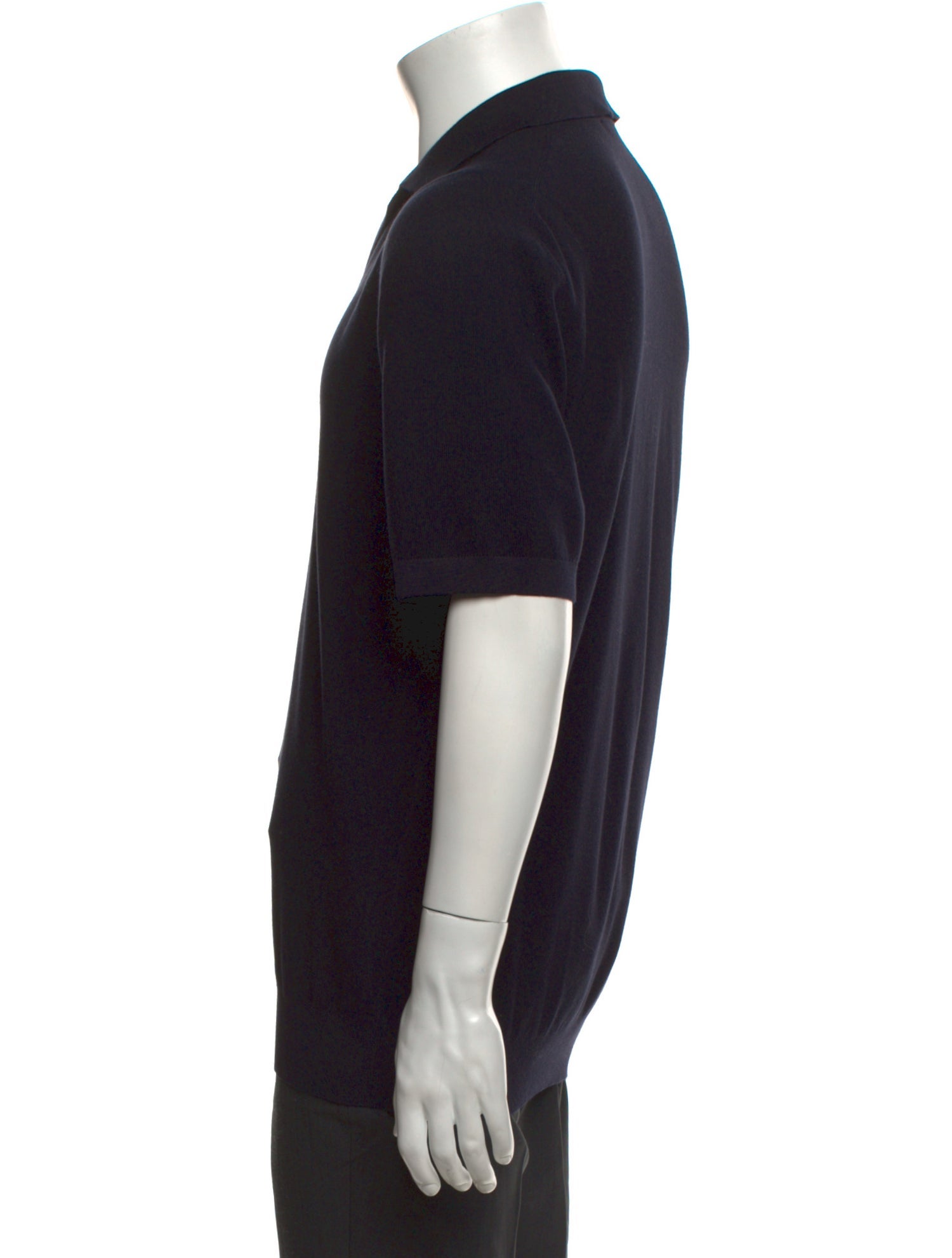 Loro Piana Crew Neck Short Sleeve Polo Shirt